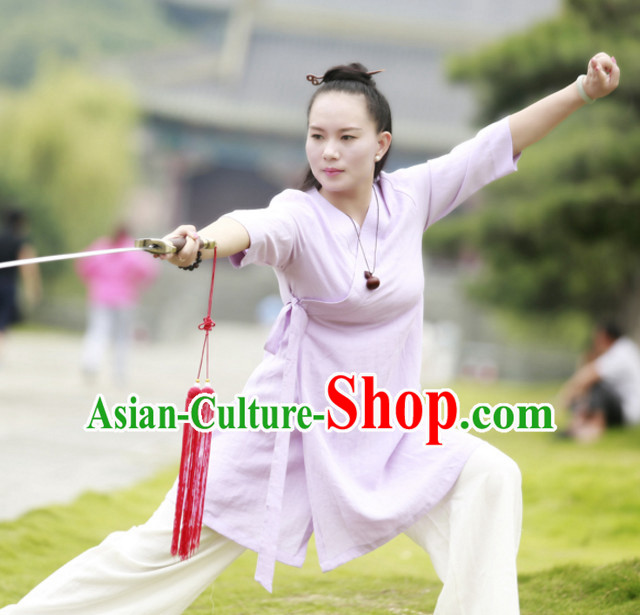 Top Wudang Tai Ji Master Taoist Uniform Taiji Tai Chi Uniforms for Adults Children Men Women Boys Girls