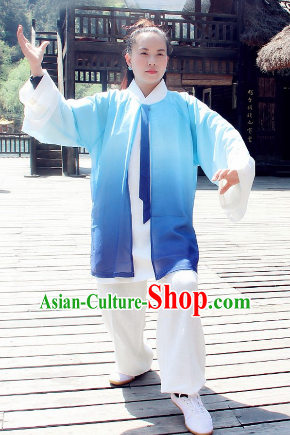 Top Wudang Tai Ji Master Taoist Uniform Taiji Tai Chi Uniforms for Adults Children Men Women Boys Girls