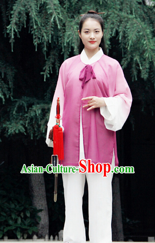 Top Wudang Tai Ji Master Taoist Uniform Taiji Tai Chi Uniforms for Adults Children Men Women Boys Girls