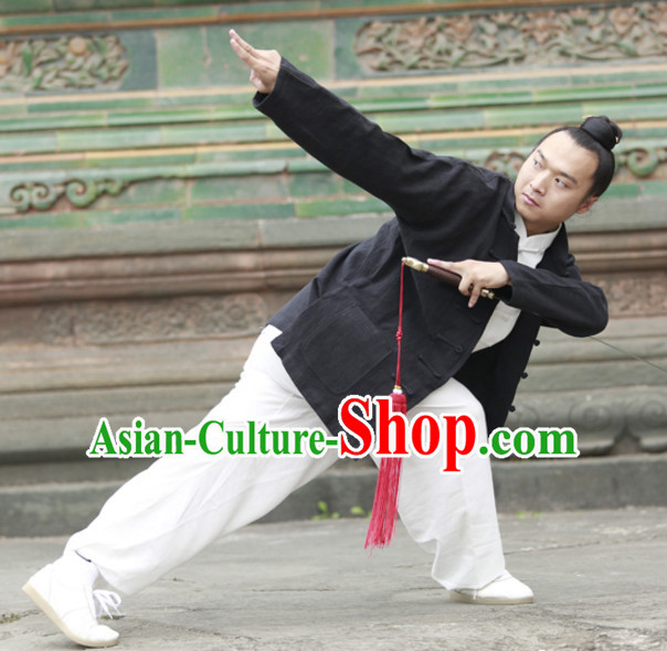 Top Wudang Tai Ji Master Taoist Pants Uniform Taiji Tai Chi Uniforms for Adults Children Men Women Boys Girls
