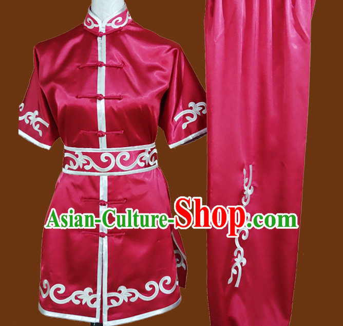 Top Tai Chi Taiji Kung Fu Gongfu Martial Arts Wu Shu Competition Uniforms Dresses Suits Outfits for Adults and Kids