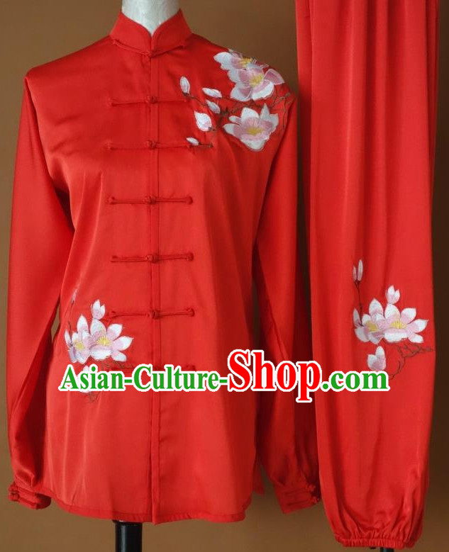 Top Tai Chi Taiji Kung Fu Gongfu Martial Arts Wu Shu Wushu Championship Competition Uniforms Dresses Suits Outfits for Adults and Kids