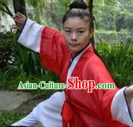 Chinese Folk Taoist Clothes for Men Women Adults Kids Children