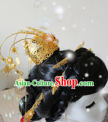 Ancient Chinese Empress Princess Queen Crown Coronet Headpieces Headdress