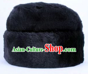 Traditional Chinese Black Hat for Men