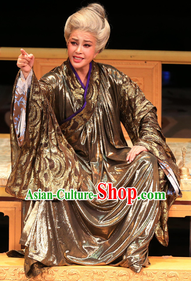 Ancient Chinese Female Emperor Wu Zetian Empress Stage Costumes
