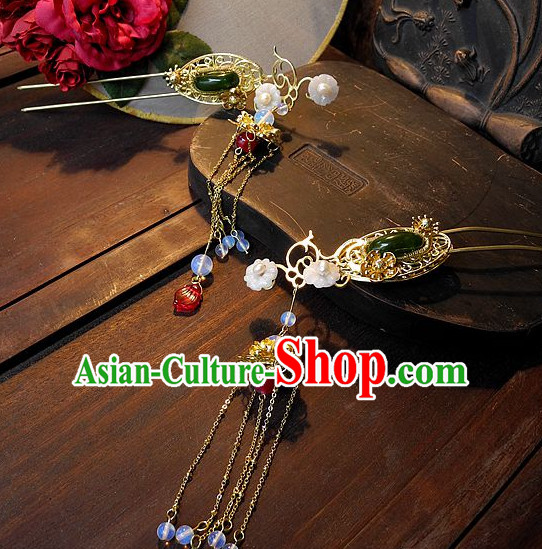 Ancient Chinese Hair Style Accessories Hair Sticks Clips Hair Pin Hair Pieces Combs Ancient Chinese Chopsticks Asian Wedding Bridal Hair Ornaments