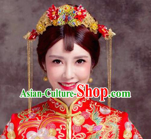 Ancient Chinese Hair Style Accessories Hair Sticks Clips Hair Pin Hair Pieces Combs Ancient Chinese Chopsticks Asian Wedding Bridal Hair Ornaments