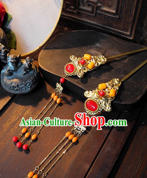 Ancient Chinese Hair Style Accessories Hair Sticks Clips Hair Pin Hair Pieces Combs Ancient Chinese Chopsticks Asian Wedding Bridal Hair Ornaments