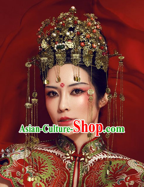 Ancient Chinese Empress Princess Queen Hair Style Accessories Hair Sticks Clips Hair Pin Hair Pieces Combs Ancient Chinese Chopsticks Asian Wedding Bridal Hair Ornaments