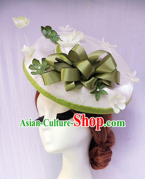 Handmade Flower Middle Eve Hat Headpieces for Girls and Women