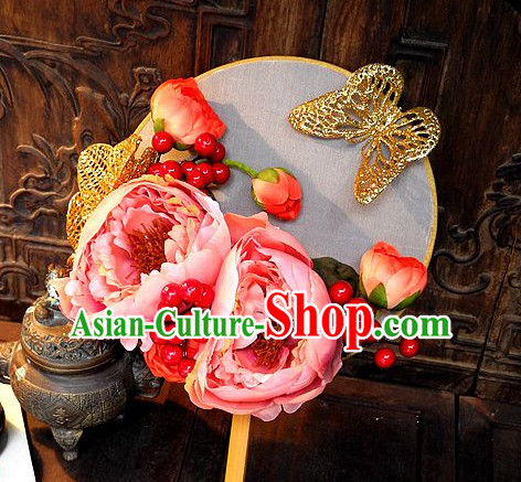 Handmade Ancient Chinese Empress Princess Empress Jade Fan