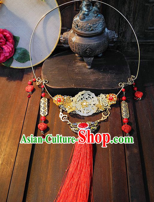 Handmade Ancient Chinese Imperial Royal Empress Princess Empress Necklace