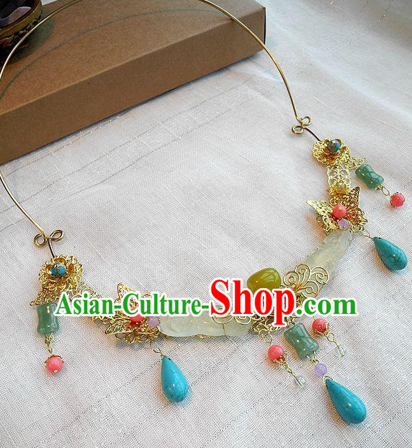 Handmade Ancient Chinese Imperial Royal Empress Princess Empress Necklace