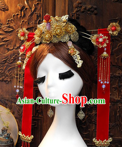 Ancient Chinese Empress Princess Queen Hair Style Accessories Hair Sticks Clips Hair Pin Hair Pieces Combs Ancient Chinese Chopsticks Asian Wedding Bridal Hair Ornaments