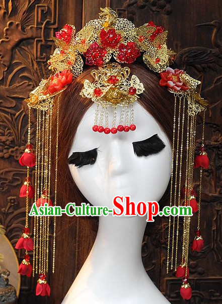 Ancient Chinese Empress Princess Queen Hair Style Accessories Hair Sticks Clips Hair Pin Hair Pieces Combs Ancient Chinese Chopsticks Asian Wedding Bridal Hair Ornaments