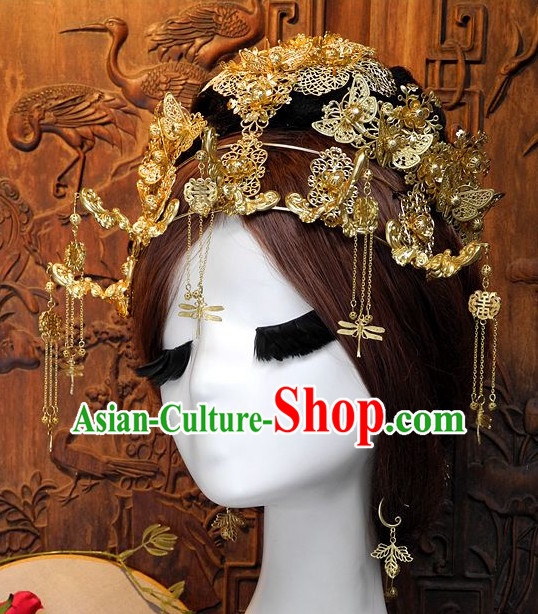 Ancient Chinese Empress Princess Queen Hair Style Accessories Hair Sticks Clips Hair Pin Hair Pieces Combs Ancient Chinese Chopsticks Asian Wedding Bridal Hair Ornaments