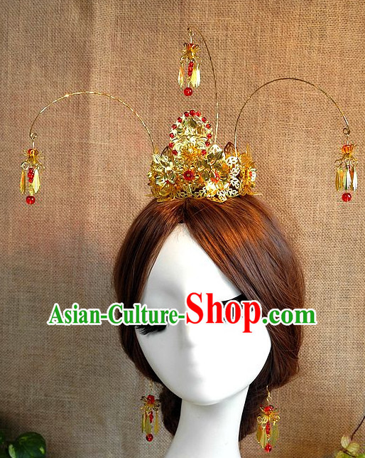 Ancient Chinese Empress Princess Queen Hair Style Accessories Hair Sticks Clips Hair Pin Hair Pieces Combs Ancient Chinese Chopsticks Asian Wedding Bridal Hair Ornaments Crown