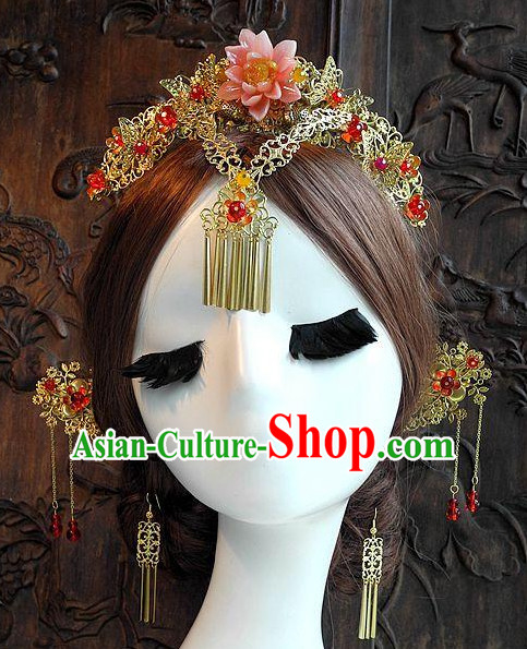 Ancient Chinese Empress Princess Queen Hair Style Accessories Hair Sticks Clips Hair Pin Hair Pieces Combs Ancient Chinese Chopsticks Asian Wedding Bridal Hair Ornaments Crown