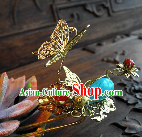 Ancient Chinese Empress Princess Queen Hair Style Accessories Hair Sticks Clips Hair Pin Hair Pieces Combs Ancient Chinese Chopsticks Asian Wedding Bridal Hair Ornaments Crown