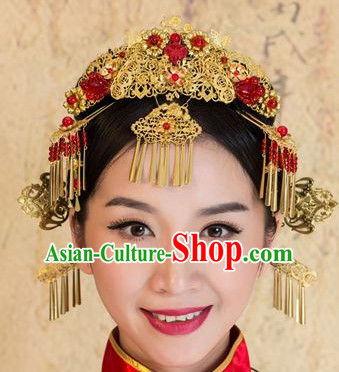 Ancient Chinese Empress Princess Queen Hair Style Accessories Hair Sticks Clips Hair Pin Hair Pieces Combs Ancient Chinese Chopsticks Asian Wedding Bridal Hair Ornaments Crown