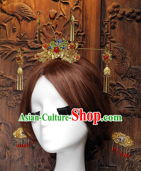 Ancient Chinese Empress Princess Queen Hair Style Accessories Hair Sticks Clips Hair Pin Hair Pieces Combs Ancient Chinese Chopsticks Asian Wedding Bridal Hair Ornaments Crown