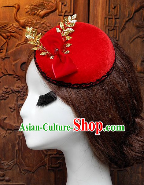 Top Handmade Flower Decoration Hat Dress Hat for Ladies