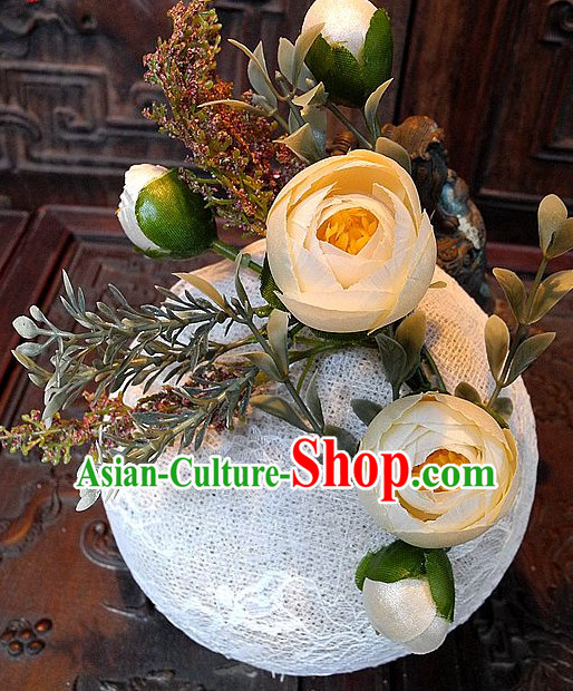 Top Handmade Flower Decoration Hat Dress Hat for Ladies