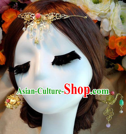 Ancient Chinese Empress Princess Queen Hair Style Accessories Hair Sticks Clips Hair Pin Hair Pieces Combs Ancient Chinese Chopsticks Asian Wedding Bridal Hair Ornaments Crown