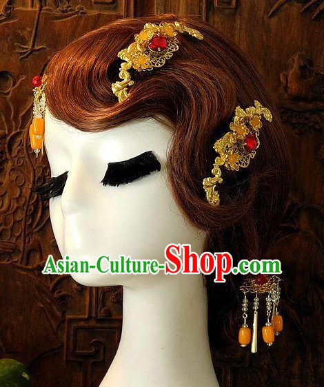 Ancient Chinese Empress Princess Queen Hair Style Accessories Hair Sticks Clips Hair Pin Hair Pieces Combs Ancient Chinese Chopsticks Asian Wedding Bridal Hair Ornaments Crown