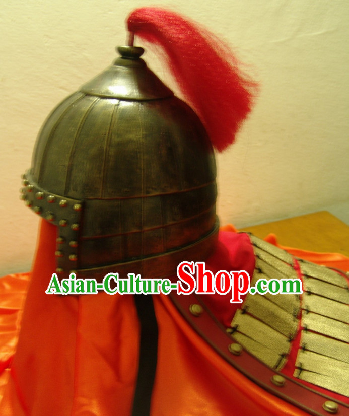 Ancient Chinese General Fighter Helmet Hat for Men