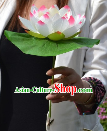 Chinese Lotus Flower Dance Props for Adults or Kids