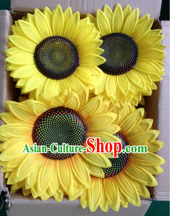 0.5 Meter Large Chinese Sunflower Dance Props for Adults or Kids