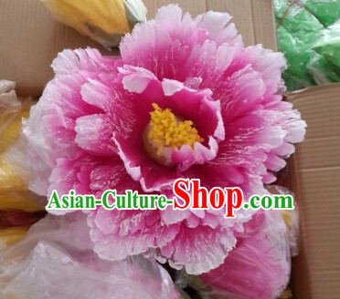 0.4 Meter Chinese Peony Flower Dance Props for Adults or Kids