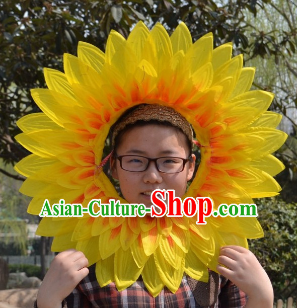Chinese Sunflower Face Props for Adults or Kids