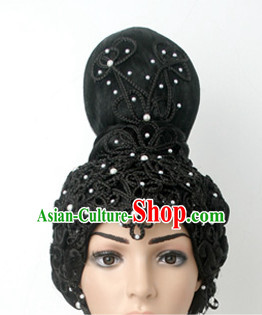 Asian Ancient Classical Empress Princess Hairpins Hair Accessories and Wig Set