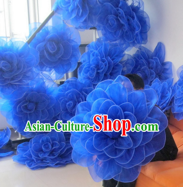 Blue Rose Flower Dance Props Props for Dance Dancing Props for Sale for Kids Dance Stage Props Dance Cane Props Umbrella Children Adults