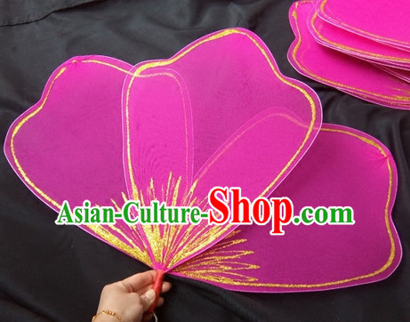 Peach Color Petal Fan Dance Props Props for Dance Dancing Props for Sale for Kids Dance Stage Props Dance Cane Props Umbrella Children Adults