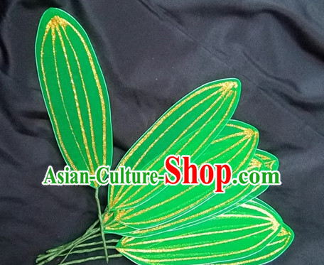 Green Leaf Decorations Fan Dance Props Props for Dance Dancing Props for Sale for Kids Dance Stage Props Dance Cane Props Umbrella Children Adults