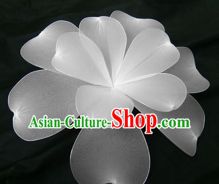 Big White Flower Dance Props Props for Dance Dancing Props for Sale for Kids Dance Stage Props Dance Cane Props Umbrella Children Adults