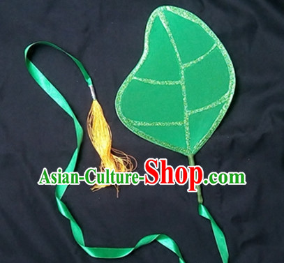 Green Leaf Dance Props Props for Dance Dancing Props for Sale for Kids Dance Stage Props Dance Cane Props Umbrella Children Adults