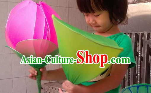 Big Handmade Lotus Dance Props Props for Dance Dancing Props for Sale for Kids Dance Stage Props Dance Cane Props Umbrella Children Adults