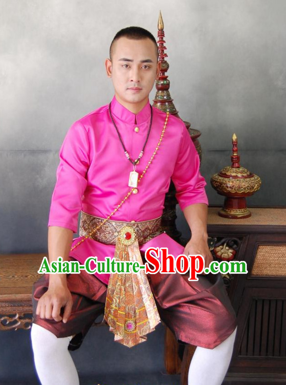 Traditional National Thai Dress Thai Traditional Dress Dresses Wedding Dress online for Sale Thai Clothing Thailand Clothes for Men Boys Youth