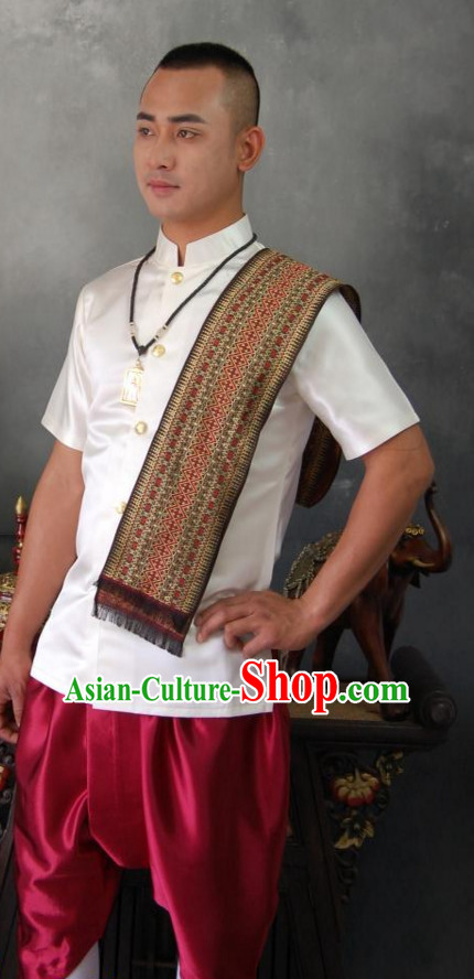 Traditional National Thai Dress Thai Traditional Dress Dresses Wedding Dress online for Sale Thai Clothing Thailand Clothes for Men Boys Youth