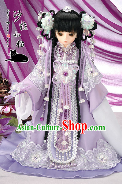 Chinese Princess Clothing and Hair Accessories Complete Set