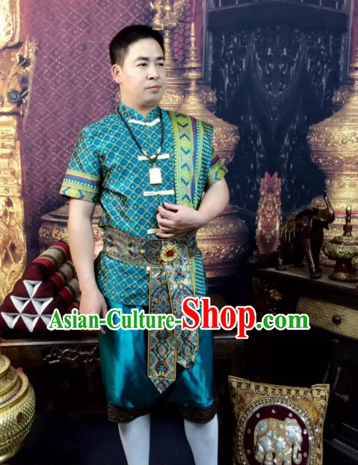 Top Traditional National Thai Costumes Garment Dress Thai Traditional Dress Dresses Wedding Dress Complete Set for Men Boys Youth Kids Adults