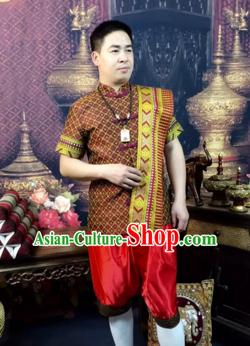 Top Traditional National Thai Costumes Garment Dress Thai Traditional Dress Dresses Wedding Dress Complete Set for Men Boys Youth Kids Adults