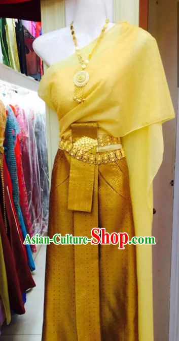 Top Traditional National Thai Garment Dress Thai Traditional Dress Dresses Wedding Dress Complete Set for Women Girls Youth Kids Adults