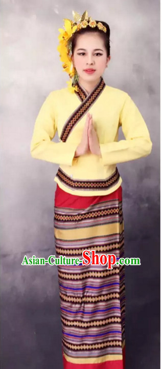 Top Traditional National Thai Garment Dress Thai Traditional Dress Dresses Wedding Dress Complete Set for Women Girls Youth Kids Adults