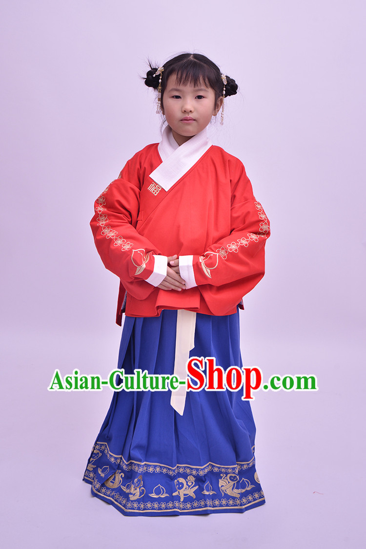 Traditional Hanfu Clothing Dress Buy Male Costume Robe Kimono Dress and Hat Complete Set for Kids Boys